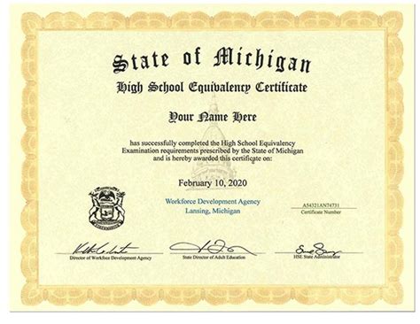 michigan ged verification